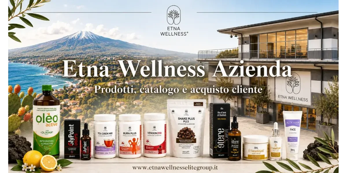 Etna Wellness azienda, prodotti, catalogo e acquisto tramite accesso cliente