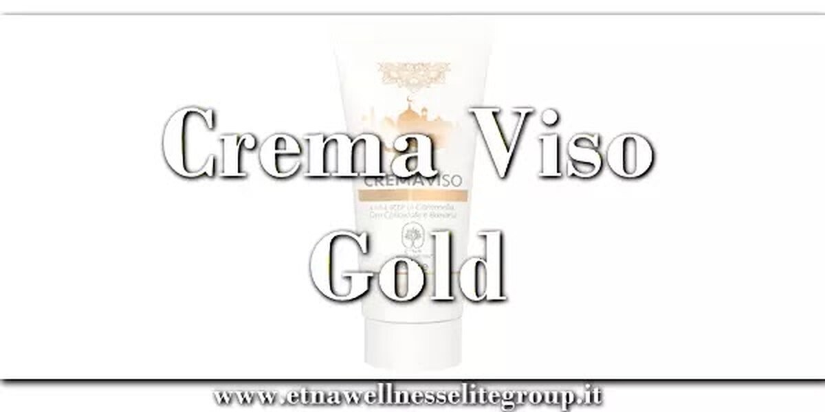 Crema viso illuminante e nutriente Gold Etna Wellness Camel e Gold